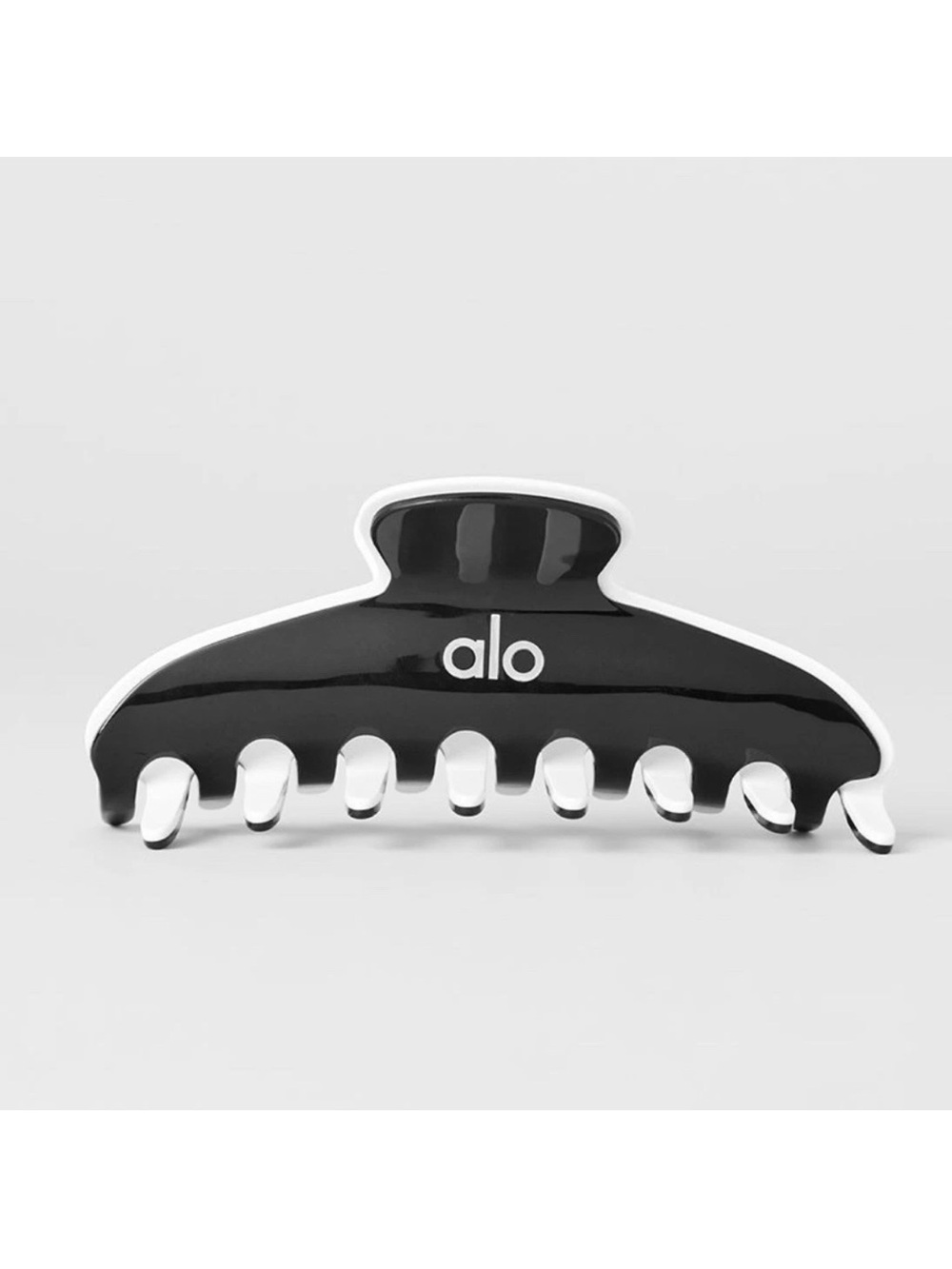 New Alo Outline Large Claw Clip - Black/White Authentic - Picture 2 of 6
